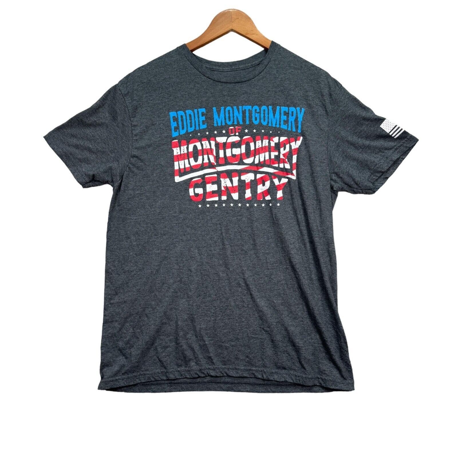 Eddie Montgomery Of Montgomery Gentry Concert T Shirt Brooks Country Music L